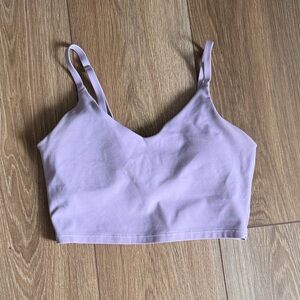 Athleta Pastel Lilac Sports Bralette